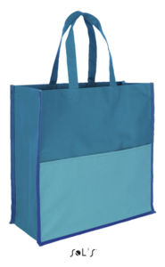 Sac personnalisé shopping tricolore polyester 600d | Burton Aqua