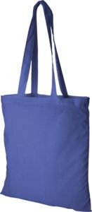 Sac shopping personnalisable|Madras Bleu royal