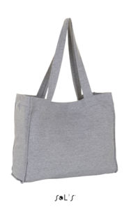 Sac shopping personnalisé french terry | Marina Gris chiné