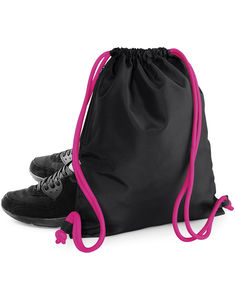 Cabas publicitaire | Icon Gymsac Black Fuchsia 3