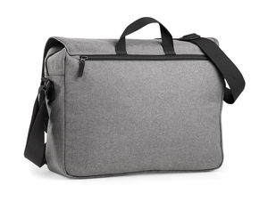 Sac pour le bureau personnalisé | Two-Tone Digital Messenger Grey Marl