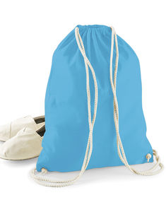 Gymsac en coton publicitaire | Chadron Surf Blue