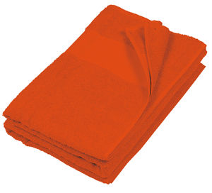 Veyo | Serviette publicitaire Orange Fluo