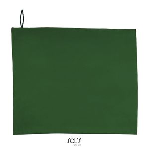 Serviette publicitaire microfibre | Atoll 70 Vert bouteille