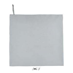 Serviette publicitaire microfibre | Atoll 100 Gris pur