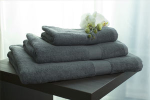 Serviette publicitaire | Tiber Bath Steel grey