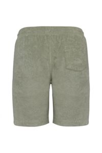 Short personnalisé bio en éponge garçon  Almond green