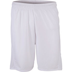 Short de Sport Publicitaire - Beqy Blanc