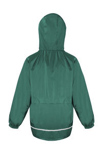 Veste personnalisée manches longues raglan avec capuche | CORE Microfleece Lined Bottle Green