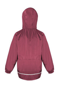 Veste personnalisée manches longues raglan avec capuche | CORE Microfleece Lined Burgundy