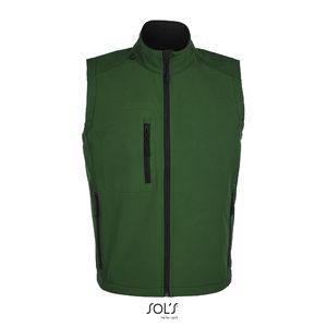 Softshell publicitaire homme sans manches | Rallye Men Vert bouteille