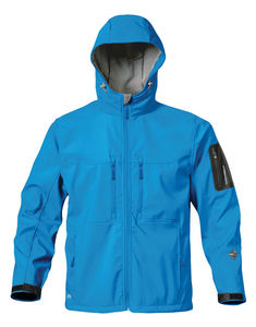 Softshell personnalisé homme avec capuche | Mens Epsilon Electric Blue