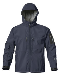 Softshell personnalisé homme avec capuche | Mens Epsilon Navy Blue