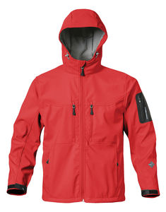 Softshell personnalisé homme avec capuche | Mens Epsilon Red