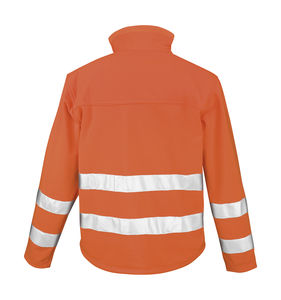 Veste softshell high viz publicitaire | High-Viz Fluorescent Orange