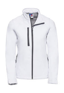 Veste softshell femme publicitaire | Narrows White 4