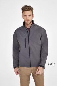 Veste publicitaire homme zippée softshell | Relax