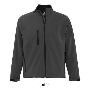 Veste publicitaire homme zippée softshell | Relax Anthracite