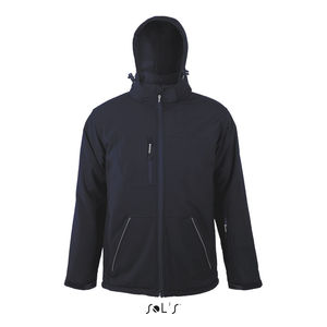 Veste publicitaire homme softshell hiver | Rock Men French marine