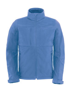 Veste softshell capuche homme publicitaire | Hooded Softshell men Azure