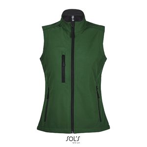 Softshell publicitaire femme sans manches | Rallye Women Vert bouteille