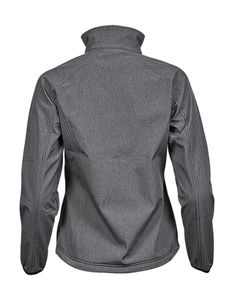 Softshell publicitaire femme manches longues cintré | Nysted Grey Melange