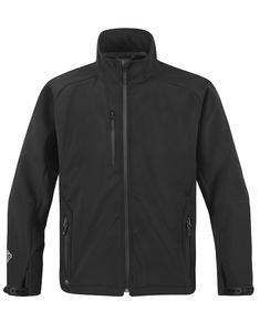 Softshell personnalisé homme manches longues raglan | Ultra Light Black