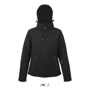 Veste publicitaire femme softshell hiver | Rock Women Noir