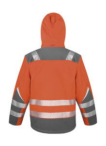 Veste publicitaire unisexe manches longues avec capuche | Dynamic Fluorescent Orange