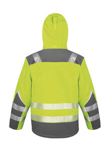 Veste publicitaire unisexe manches longues avec capuche | Dynamic Fluorescent Yellow