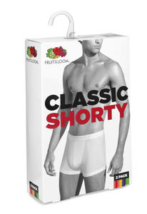 Sous-vêtement publicitaire homme | Classic Shorty 2 Pack