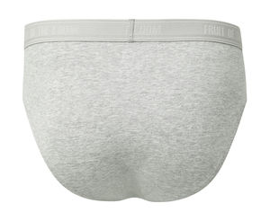 Sous-vêtement publicitaire homme | Classic Sport Brief 2 Pack Light Grey Marl