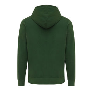 Sweat personnalisé | Sweat à capuche avec zip en coton recyclé Forest Green 2