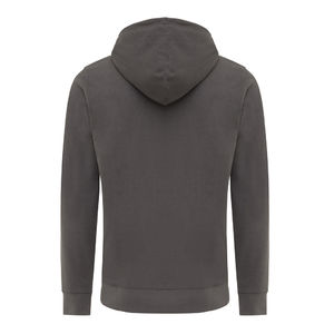 Sweat personnalisé | Sweat à capuche avec zip en coton recyclé Gris anthracite 2