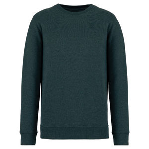 Sweat publicitaire en coton bio et polyester recyclé unisexe Amazon Green Heather