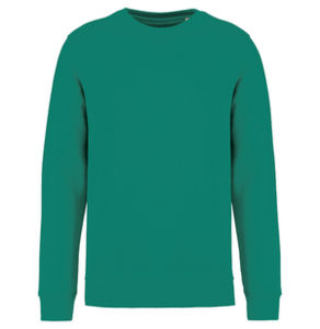 Sweat publicitaire en coton bio et polyester recyclé unisexe Gemstone Green