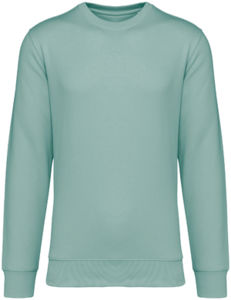 Sweat publicitaire en coton bio et polyester recyclé unisexe Jade green