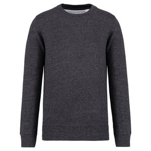 Sweat à capuche écologique enfant publicitaire Recycled Anthracite Heather