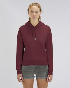 Sweat-shirt capuche iconique femme | Stella Trigger Burgundy