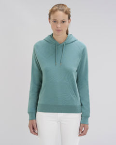 Sweat-shirt capuche iconique femme | Stella Trigger Heather Eucalyptus