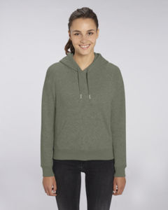 Sweat-shirt capuche iconique femme | Stella Trigger Mid Heather Khaki