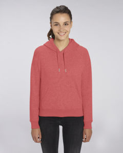 Sweat-shirt capuche iconique femme | Stella Trigger Mid Heather Red