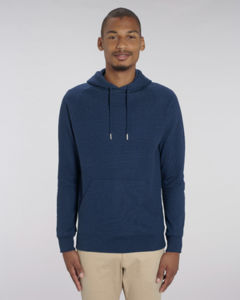 Sweat-shirt capuche iconique homme | Stanley Flyer Black Heather Blue