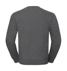 Sweat-shirt col rond chiné publicitaire | James River Carbon Melange