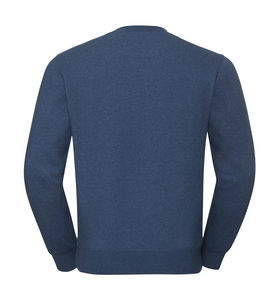 Sweat-shirt col rond chiné publicitaire | James River Ocean Melange