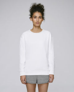 Sweat-shirt col rond emmanchures descendues | Join White