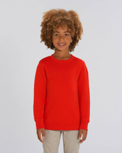 Sweat-shirt col rond iconique enfant | Mini Changer Bright red