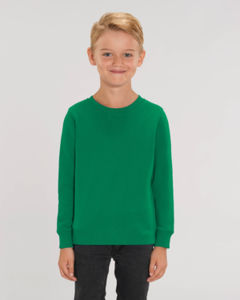 Sweat-shirt col rond iconique enfant | Mini Changer Varsity Green