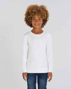 Sweat-shirt col rond iconique enfant | Mini Changer White