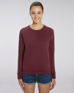 Sweat-shirt col rond iconique femme  | Stella Tripster Burgundy